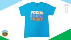 Faith Hope Love FBT blue t-shirt