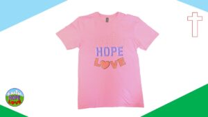 Faith Hope Love FHL pink t-shirt no white