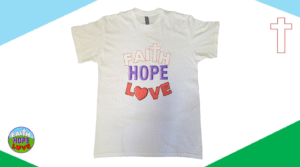 Faith Hope Love t-shirt white