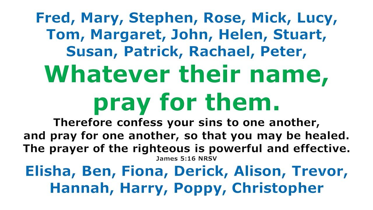 Faith Hope Love prayer names